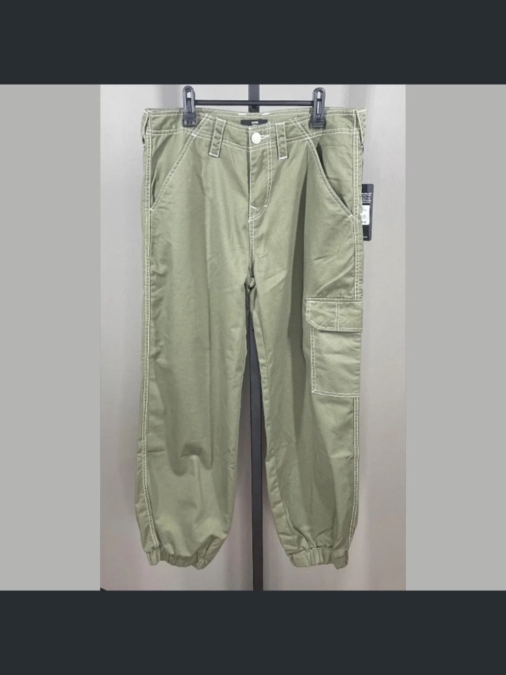 NEW True Religion Pants Womens 29 green Bobbi cargo jogger designer casual baggy